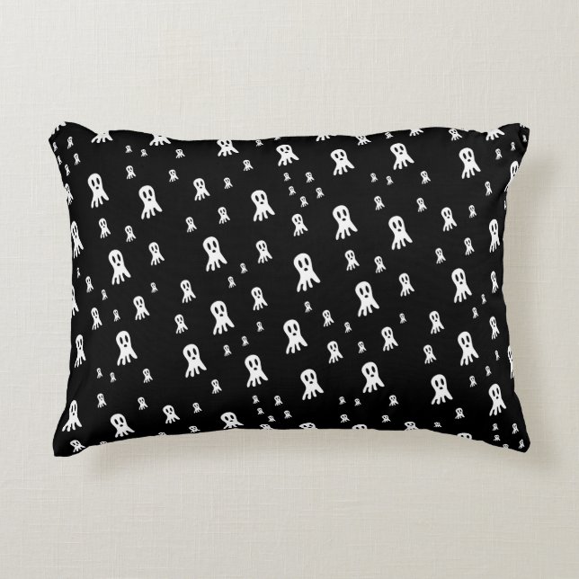 Dark Halloween Ghosts  Decorative Cushion (Front)
