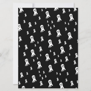 Dark Halloween Ghosts  Invitation