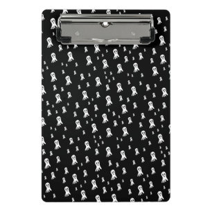 Dark Halloween Ghosts Mini Clipboard