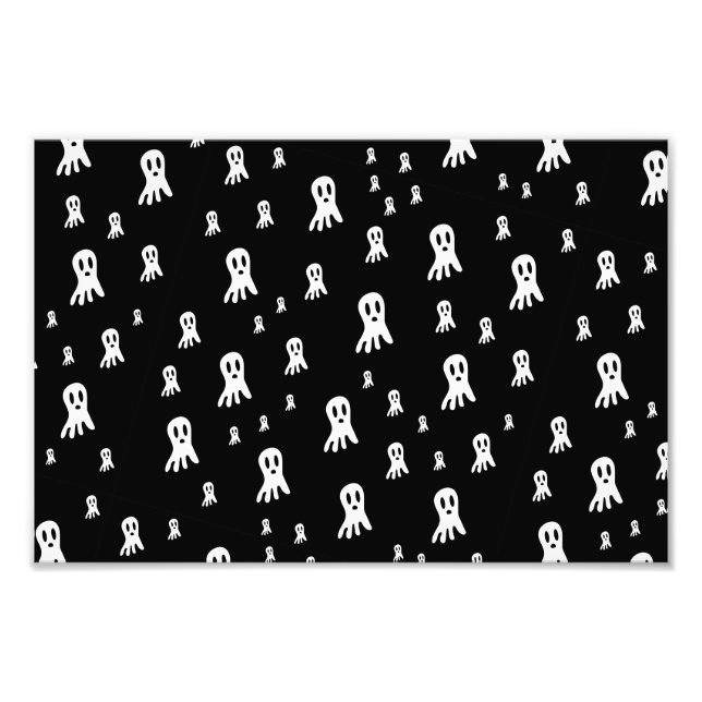 Dark Halloween Ghosts  Photo Print (Front)