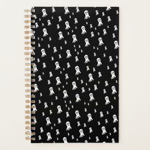 Dark Halloween Ghosts  Planner