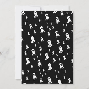 Dark Halloween Ghosts Save The Date