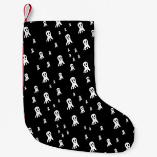 Dark Halloween Ghosts Small Christmas Stocking