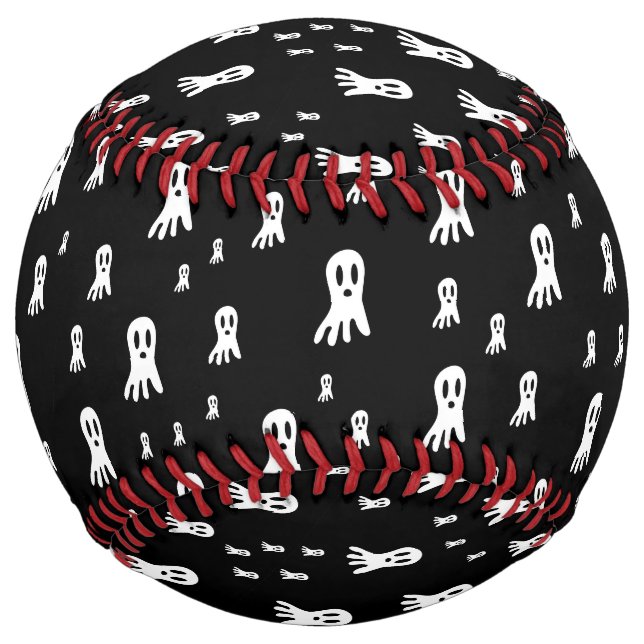 Dark Halloween Ghosts  Softball (Front)