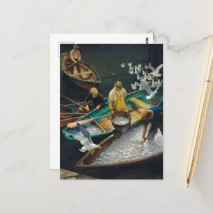 Dark Harbour Fishermen by Newell Convers Wyeth Postcard