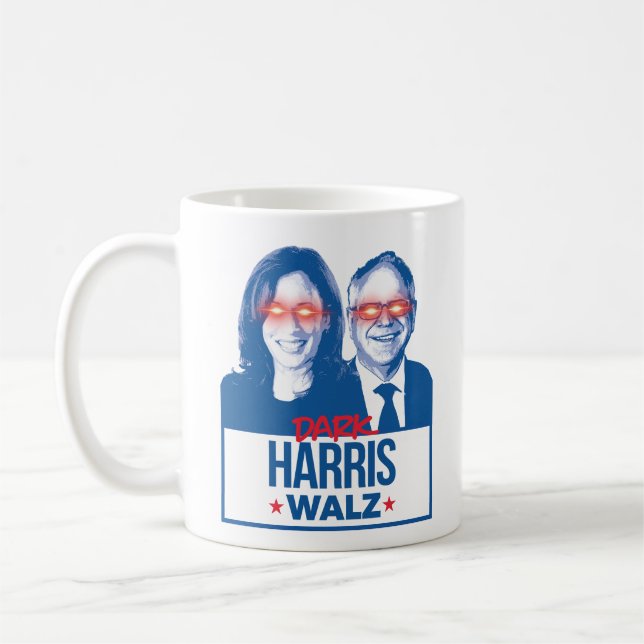 Dark Harris Walz  Coffee Mug (Left)