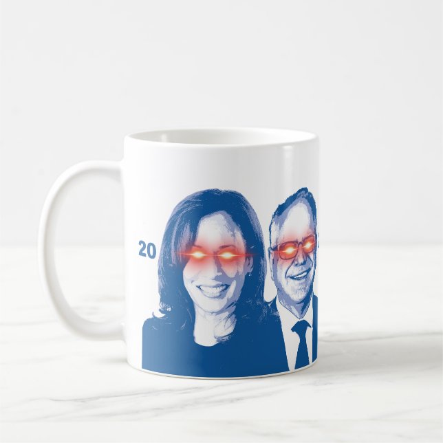 Dark Harris Walz  Coffee Mug (Left)