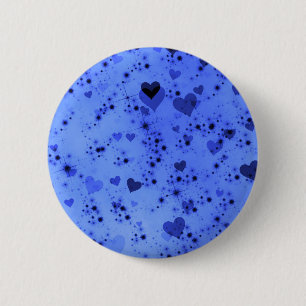 Dark Heart Bokeh Pattern One 6 Cm Round Badge