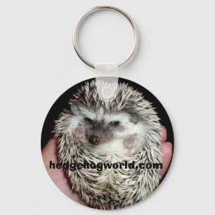dark hedgehog keychain