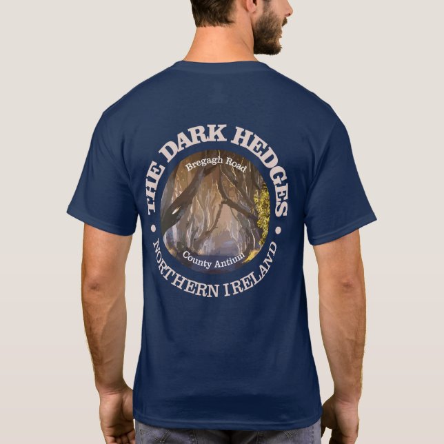 Dark Hedges (rd) T-Shirt (Back)