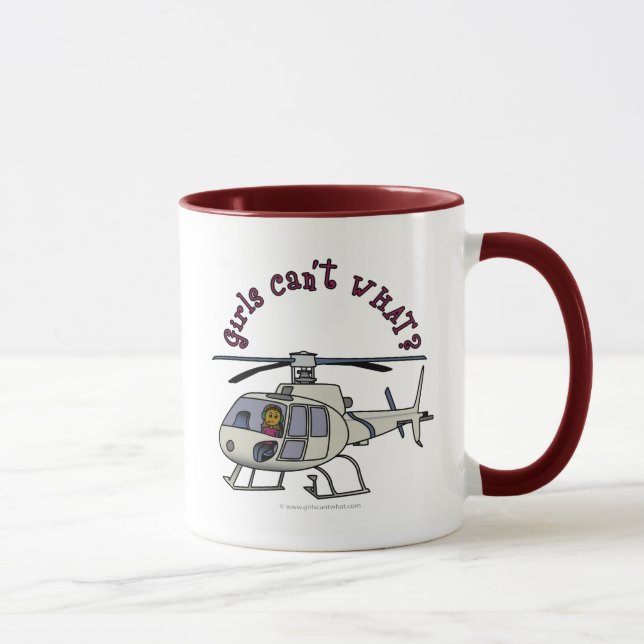 Dark Helicopter Pilot Mug (Right)