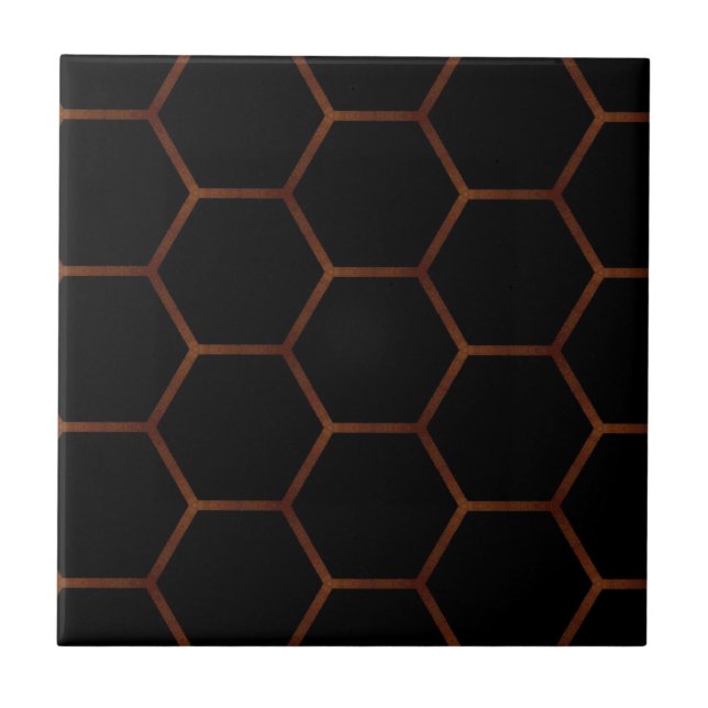 Dark hexagon tile (Front)
