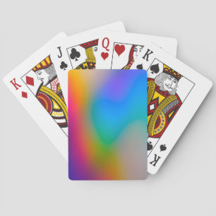 Dark Holographic Holo Playing Cards