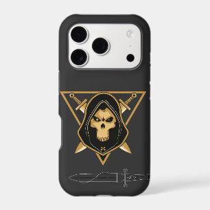 Dark Hooded Skull iPhone 17 Pro Case