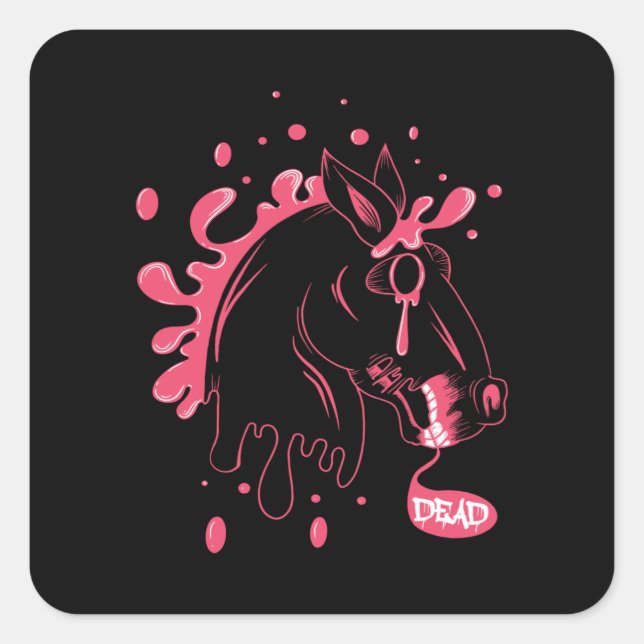 Dark Horse Square Sticker (Front)