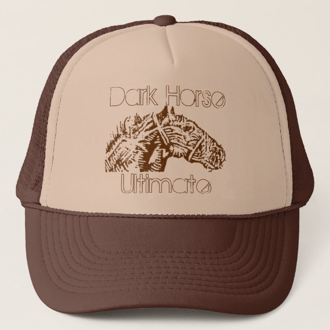Dark Horse Ultimate Trucker Hat, brown Trucker Hat (Front)