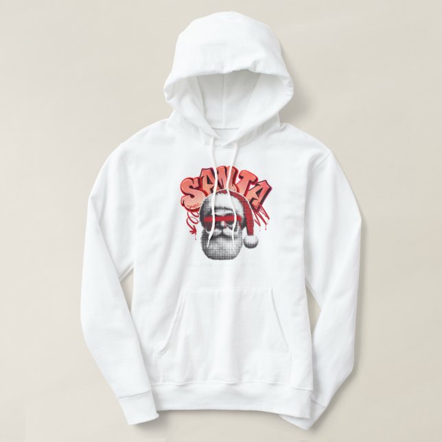 Dark Humor Christmas Hoodie (Design Front)