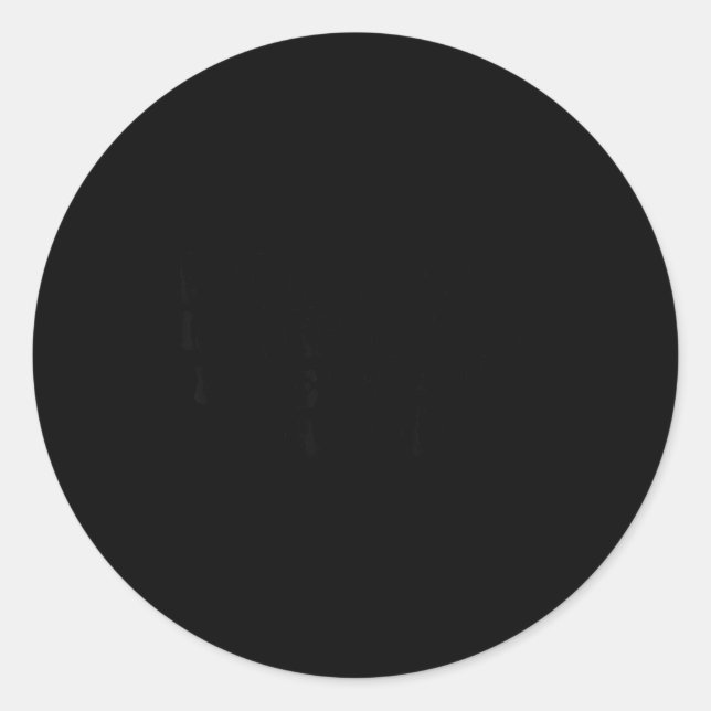 Dark Humor Like Dad Not Classic Round Sticker (Front)