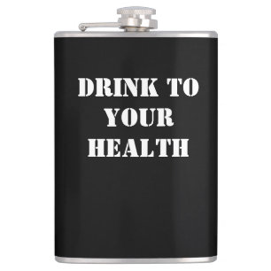 Dark Humour Flask by Skullnskin / J. H. Thornton