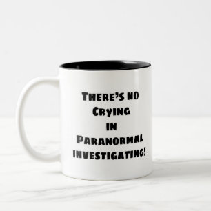 dark, humour, national paranormal day, ghost, spir Two-Tone coffee mug