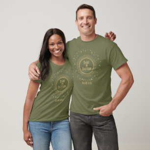 Dark in YOUR TOWN Solar Eclipse & Celestial Stars T-Shirt