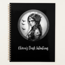 Dark Intentions Custom Gothic Planner