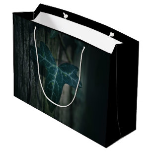 Dark Ivy Nature Photo Large Gift Bag