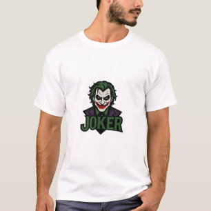 Dark Joker Smile Graphic T-Shirt – Villain Style S