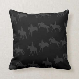 Dark Jumping Horse Sequence Cushion