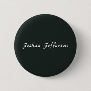 Dark Jungle Green Professional Creative Plain 6 Cm Round Badge