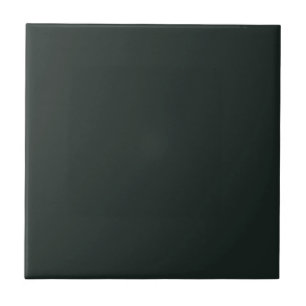 Dark Jungle Green Solid Colour Ceramic Tile