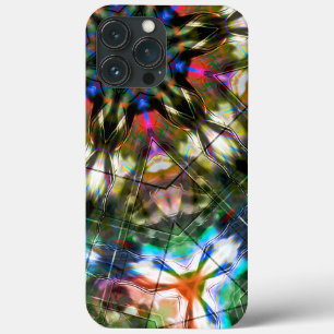 Dark kaleidoscope in acrylic style  iPhone 13 pro max case