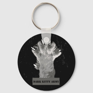 Dark Kitty Army Keychain
