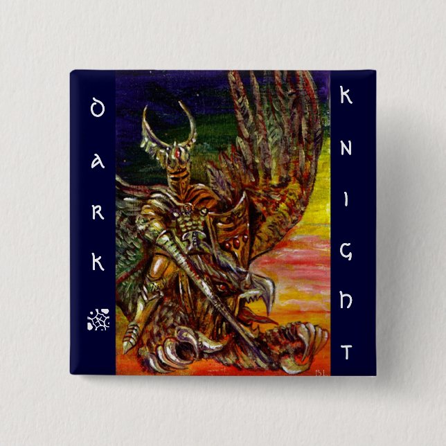 DARK KNIGHT 2 15 CM SQUARE BADGE (Front)