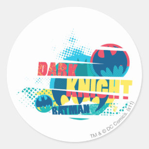Dark Knight Classic Round Sticker