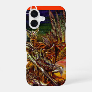 DARK KNIGHT /Fantasy Monogram iPhone 16 Case