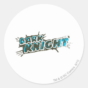 Dark Knight Logo Classic Round Sticker
