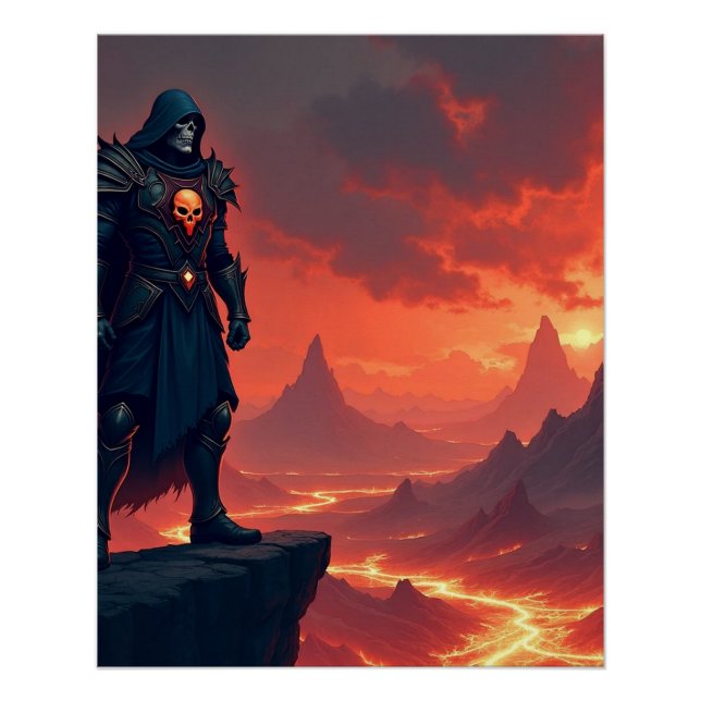 Dark Knight of Flame Poster (Front)