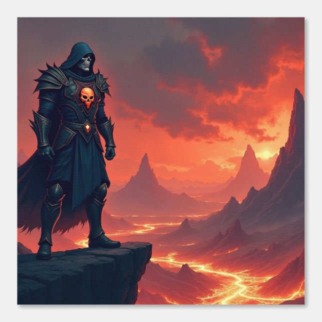 Dark Knight of Flame Wallpaper (Front)