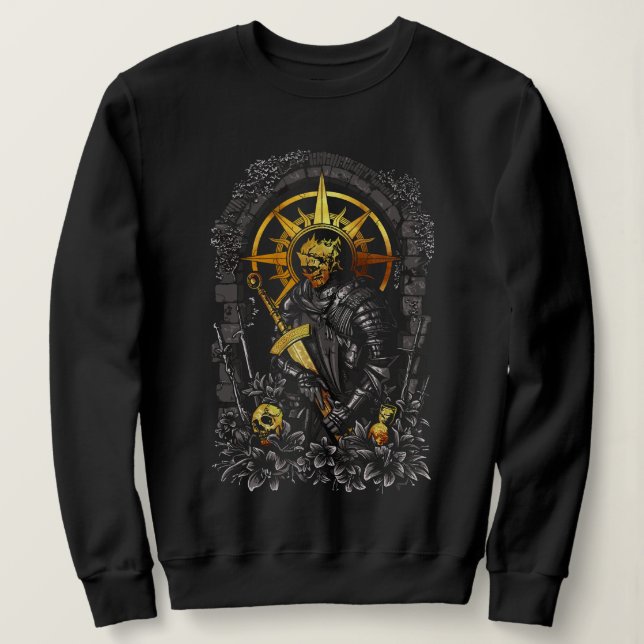 Dark Knight: The Warrior in Shadows Sweatshirt (Design Front)