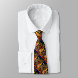 DARK KNIGHT WITH DRAGON Fantasy Tie