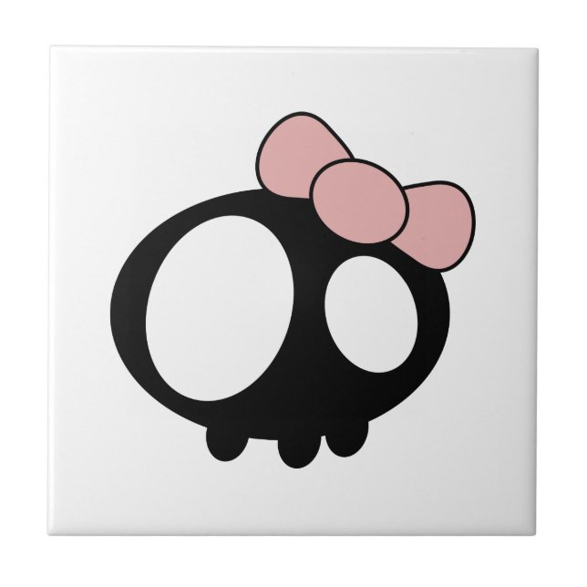 Dark Lady Ceramic Tile (Front)