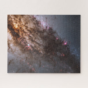 Dark Lanes Of Dust Crisscross Centaurus A Galaxy. Jigsaw Puzzle