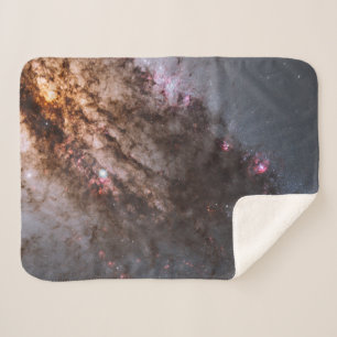 Dark Lanes Of Dust Crisscross Centaurus A Galaxy. Sherpa Blanket