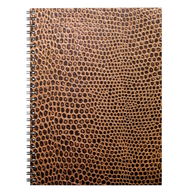 dark leather background notebook (Front)