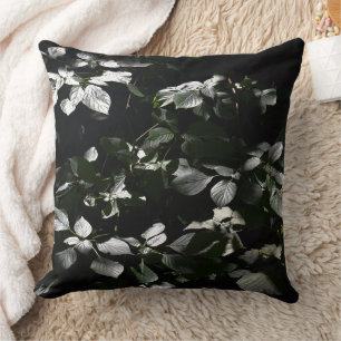 Dark Leaves Cushion