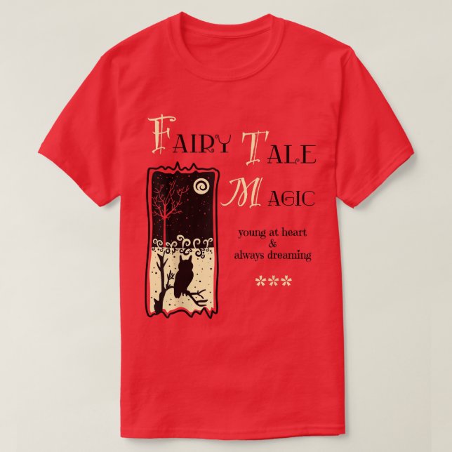 Dark Light Academia Esthetic Magical Young Heart  T-Shirt (Design Front)