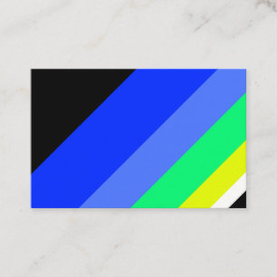 Dark lines business card