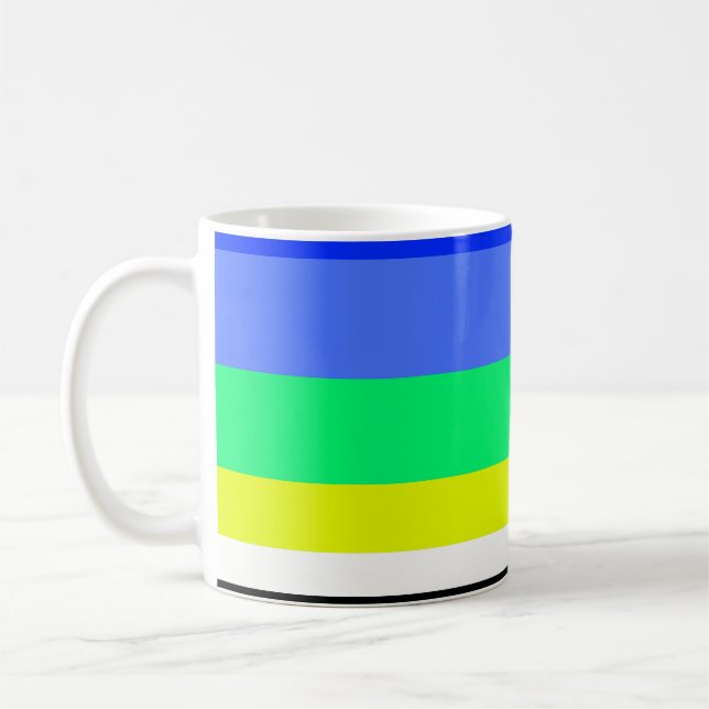 Dark lines coffee mug (Left)