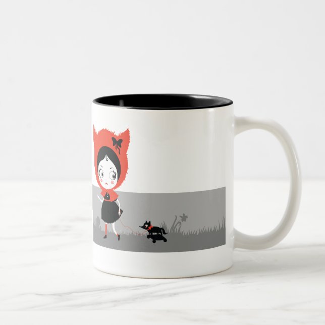 Dark Little Red Riding Hood Mug (Right)